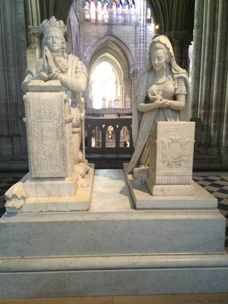 Paris 2015 - Catedral de Saint Denis - Louis XVI e Maria Antonieta1.JPG
