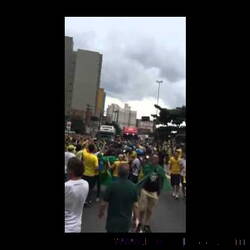 Manifestação na Av. Paulista em 15/03/2015
